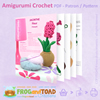 JACINTHE Fleur HYACINTH Flower GIACINTO Fiore - Amigurumi Crochet THUMB 3 - FROG and TOAD Créations